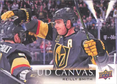 Reilly Smith 2018-19 Upper Deck Canvas NHL Card for Vegas Golden Knights NM-MT