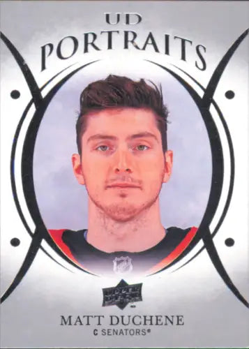 2018-19 Upper Deck UD Portraits Matt Duchene hockey card Washington Senators NM-MT