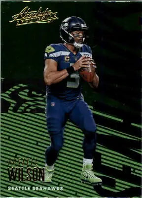 2018 Absolute #89 Russell Wilson Seattle Seahawks NFL Football Card NM-MT for collectors