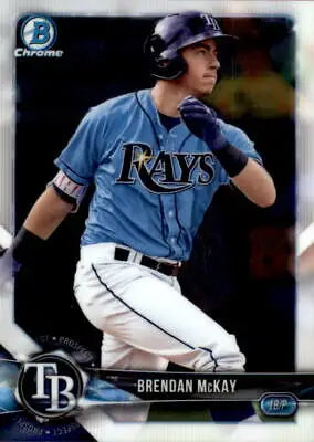 Brendan McKay 2018 Bowman Chrome Prospects #BCP68 Tampa Bay Rays Baseball Card