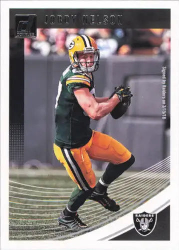 Jordy Nelson Oakland Raiders 2018 Donruss #104 NFL Football Card NM-MT