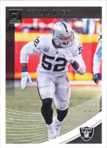 Khalil Mack Oakland Raiders 2018 Donruss #221 Football Card NM-MT for collectors