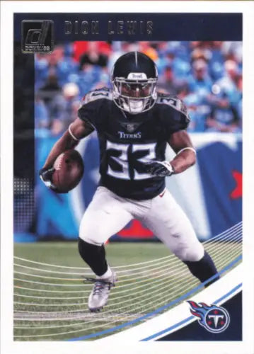 Dion Lewis Tennessee Titans NFL Football Card from 2018 Donruss #280 in NM-MT condition