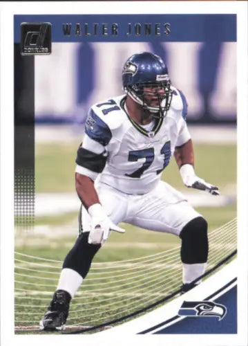 Walter Jones Seattle Seahawks NFL Football Card from 2018 Donruss #287 NM-MT