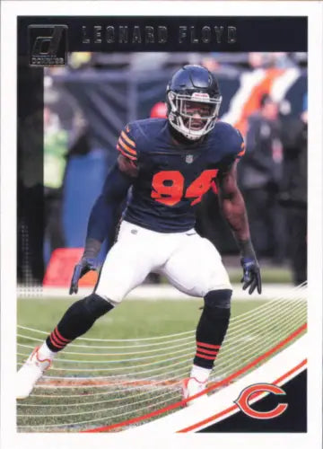 Leonard Floyd Chicago Bears football card from 2018 Donruss #49 NM-MT condition