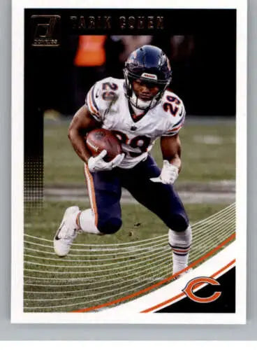 2018 Donruss #50 Tarik Cohen football card with original gloss from Simply Sandoval