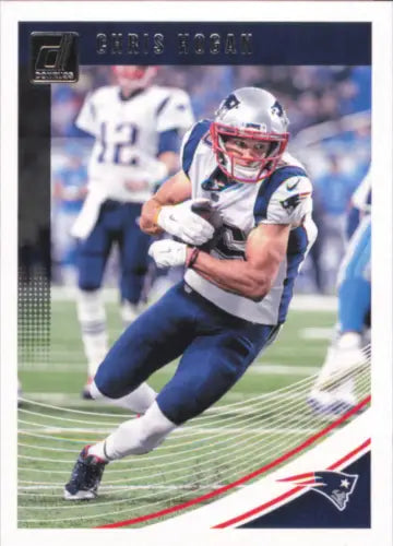 Chris Hogan 2018 Donruss NFL Football Card featuring New England Patriots