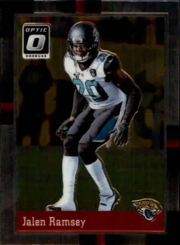 Jalen Ramsey football card from 2018 Donruss Optic with original gloss finish