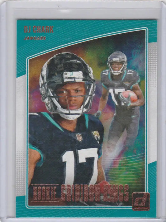 Football trading card of DJ Chark, Jacksonville Jaguars, from Donruss Rookie Gridiron Kings