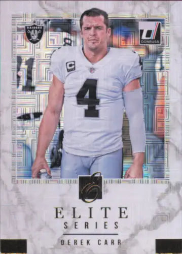 Derek Carr 2018 Donruss Elite Series football card Oakland Raiders NM-MT condition