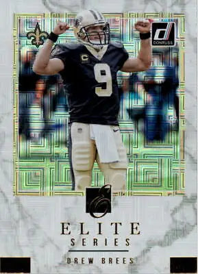 Drew Brees 2018 Donruss Elite Series #23 New Orleans Saints Football Card NM-MT