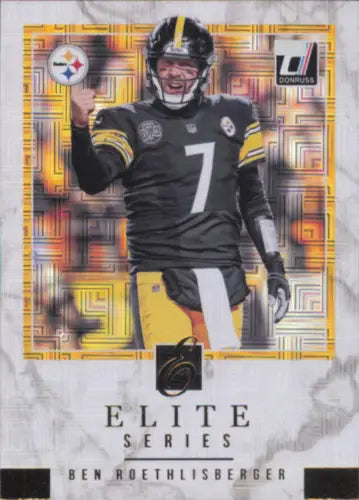 Ben Roethlisberger 2018 Donruss Elite Series card for Pittsburgh Steelers collectors