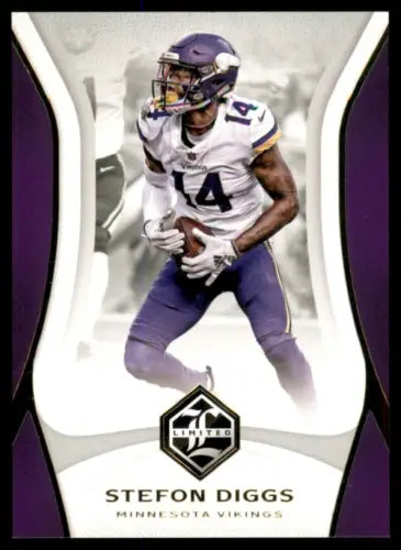 Stefon Diggs Minnesota Vikings 2018 Limited #62 NFL Football Card VG for collectors