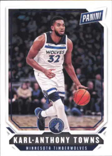 Karl-Anthony Towns basketball card from 2018 Panini National Convention Timberwolves NBA NM-MT