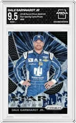 2018 Panini Prizm NASCAR Dale Earnhardt Jr. #69 Star Gazing Camo Prizm AC 9.5