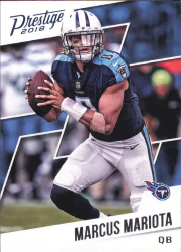 Marcus Mariota Tennessee Titans 2018 Prestige #107 NFL Football Card NM-MT