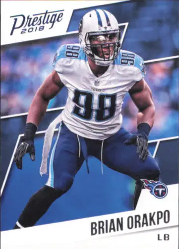 Brian Orakpo Tennessee Titans NFL Football Card 2018 Prestige #111 NM-MT