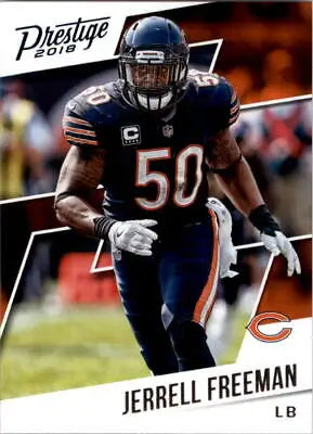 Jerrell Freeman in Chicago Bears uniform on 2018 Prestige NFL Football Card