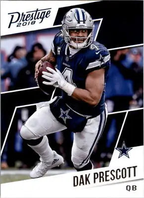 Dak Prescott Dallas Cowboys 2018 Prestige #163 NFL Football Card NM-MT Display