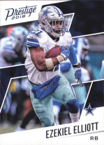 Ezekiel Elliott Dallas Cowboys football card 2018 Prestige #164 NM-MT condition