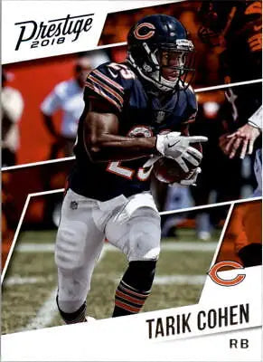 Tarik Cohen Chicago Bears football card from 2018 Prestige #178 in NM-MT condition