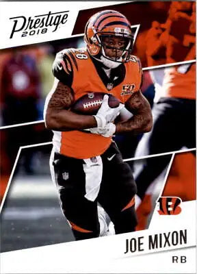 Joe Mixon Cincinnati Bengals NFL Football Card 2018 Prestige #188 NM-MT condition