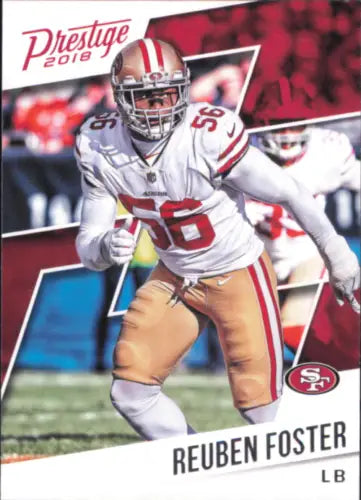 2018 Prestige #3 Reuben Foster San Francisco 49ers NFL Football Card NM-MT