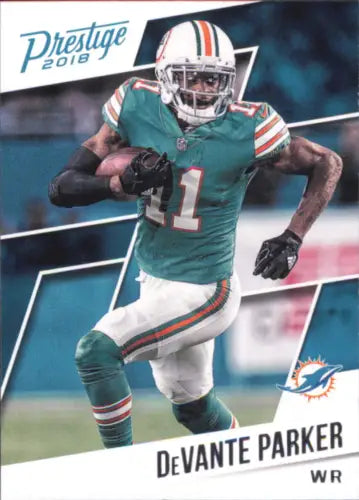 2018 Prestige #47 DeVante Parker Miami Dolphins NFL Football Card NM-MT