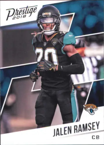 Jalen Ramsey 2018 Prestige #59 Football Card featuring Jacksonville Jaguars memorabilia