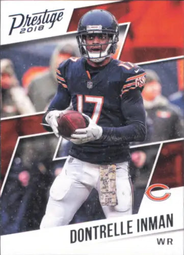 Dontrelle Inman Chicago Bears NFL Football Card 2018 Prestige #6 in NM-MT condition