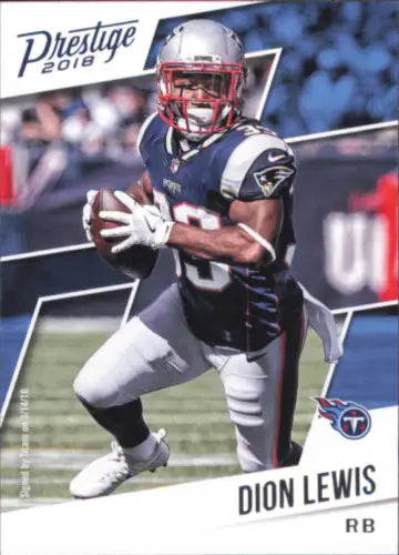 Dion Lewis Tennessee Titans NFL football card 2018 Prestige #79 in NM-MT condition