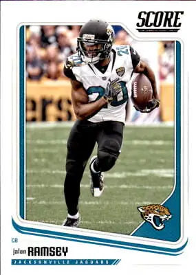 Jalen Ramsey 2018 Score NFL Football Card featuring Jacksonville Jaguars NM-MT condition