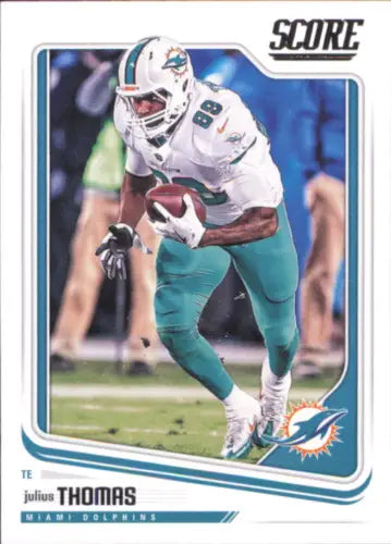 2018 Score #195 Julius Thomas Miami Dolphins NFL Football Card NM-MT for collectors