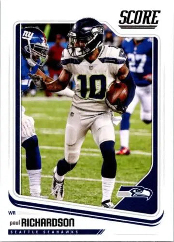 Paul Richardson 2018 Score #299 NM-MT Seahawks football card with original gloss