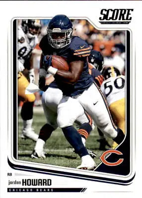 Jordan Howard Chicago Bears NFL Football Card from 2018 Score #55 in NM-MT condition