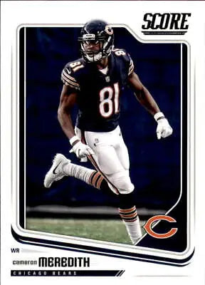 Cameron Meredith Chicago Bears football card from 2018 Score #57 NM-MT condition