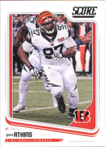 Geno Atkins Cincinnati Bengals NFL Football Card 2018 Score #69 NM-MT collectible image