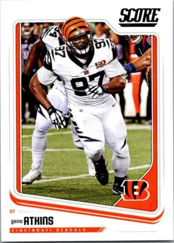 Geno Atkins 2018 Score #69 football card with original gloss from Simply Sandoval