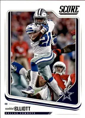 Ezekiel Elliott Dallas Cowboys 2018 Score #84 Football Card NM-MT for collectors