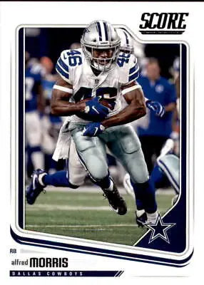 2018 Score #85 Alfred Morris Dallas Cowboys NFL Football Card in NM-MT condition