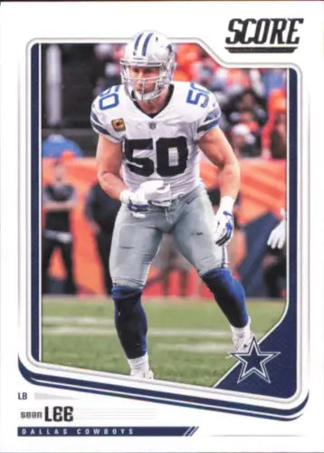 2018 Score #88 Sean Lee Dallas Cowboys NFL Football Card in NM-MT condition