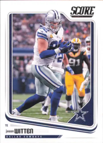 Jason Witten Dallas Cowboys NFL Football Card 2018 Score #89 in NM-MT condition