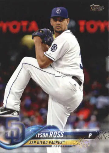 Tyson Ross 2018 Topps #679 NM-MT Padres baseball card with original gloss finish