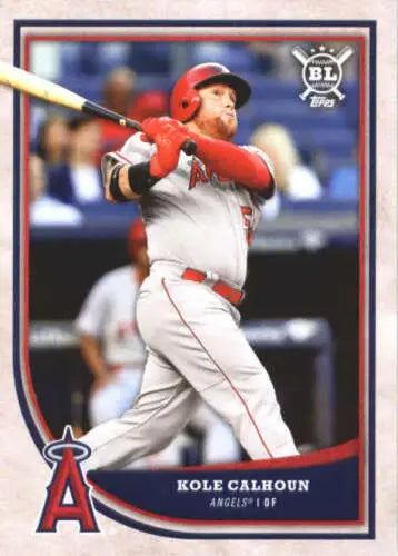 Kole Calhoun baseball card from 2018 Topps Big League featuring original gloss finish