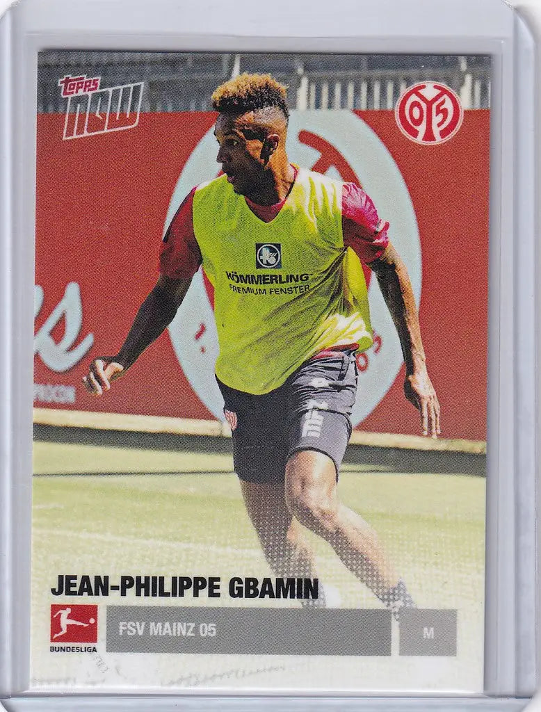 Soccer trading card of Jean-Philippe Gbamin from FSV Mainz 05, KO-104