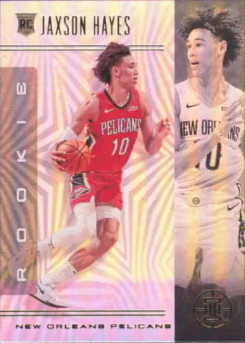 Jaxson Hayes Rookie Card from 2019-20 Panini Illusions, New Orleans Pelicans NBA NM-MT