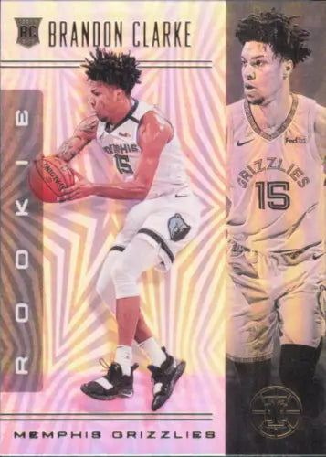 Brandon Clarke 2019-20 Panini Illusions rookie card for Memphis Grizzlies NM-MT