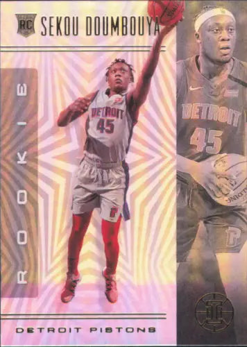 Sekou Doumbouya rookie card from 2019-20 Panini Illusions Detroit Pistons NM-MT quality