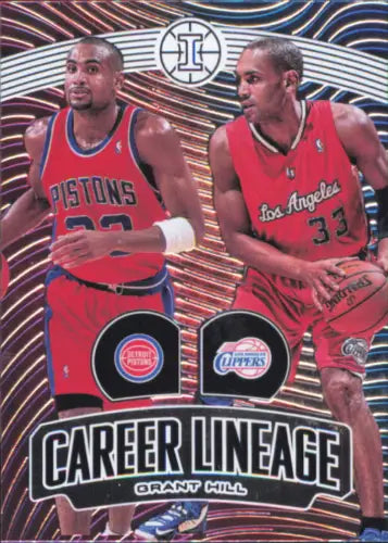 Grant Hill basketball card from 2019-20 Panini Illusions Career Lineage set