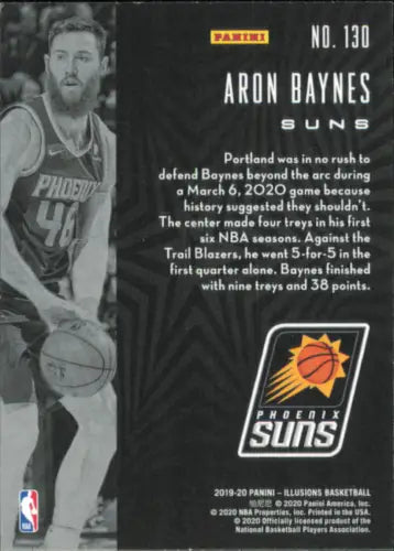 2019-20 Panini Illusions Trophy Collection Orange Aron Baynes Basketball Card